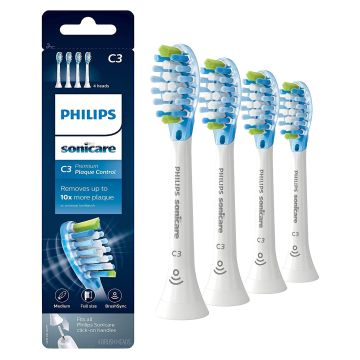 Philips Sonicare C3 Premium Plaque Defence Replacement Brushes White (4 pcs.)