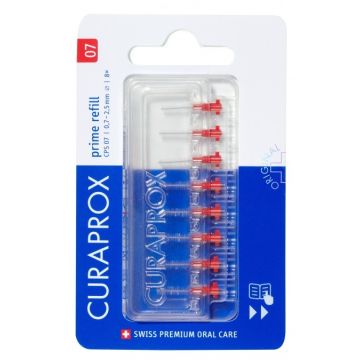 Curaprox CPS 07 prime RED interdental brushes ( 8 pcs.) (refill)