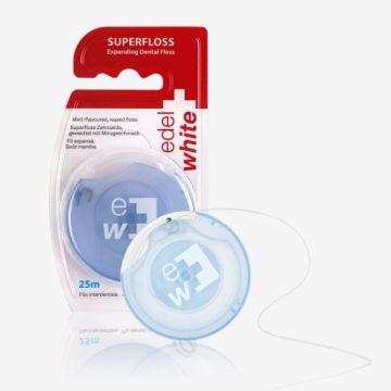 Fil dentaire Superfloss MINT edel+white (25 m)