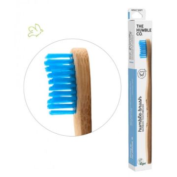 Humble Brush Bambuszahnbürste soft, blau