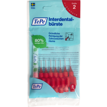 TePe ROT 0,5 mm (8 Stk.) Interdentalbürste Original