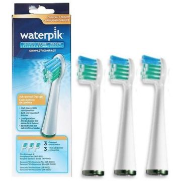 Waterpik COMPACT (small) replacement brushes (3 pcs.) SRSB-3E for SR-3000