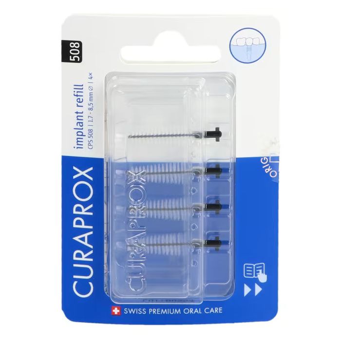 Curaprox CPS 508 implant refill schwarz (4 Stk.) main product photo