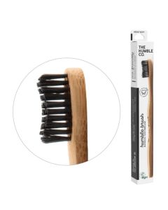 Humble Brush bamboo toothbrush soft, black
